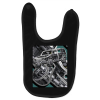 Super Cool Offroad Truck Baby Bibs | Artistshot