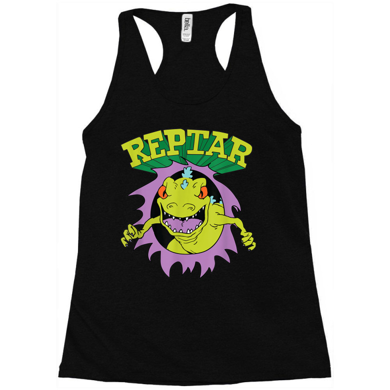 Reptar Attack Ripping Breaking Through Racerback Tank by BuenaFukui | Artistshot