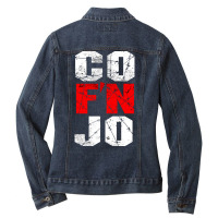 Co F'n Jo Ladies Denim Jacket | Artistshot