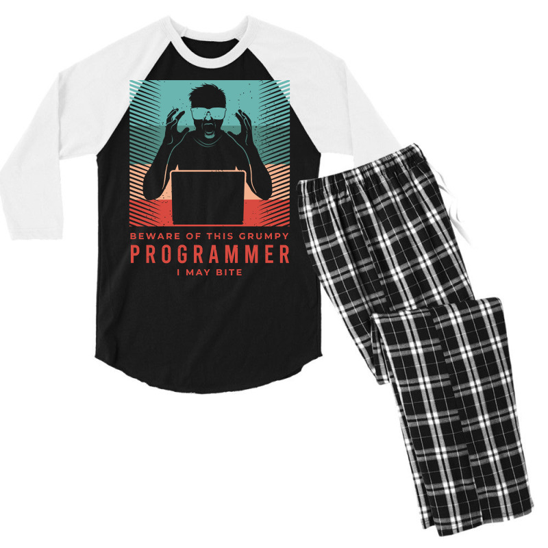 Programmer Gift For A Software Developer-zsjam Men's 3/4 Sleeve Pajama Set by fenderbendable | Artistshot