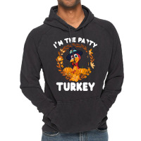 Thanksgiving Turkey I'm The Party Turkey Funny Turkey Day Gift Vintage Hoodie | Artistshot