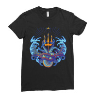 Villains Ursula Triton Symbol Ladies Fitted T-shirt | Artistshot