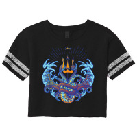 Villains Ursula Triton Symbol Scorecard Crop Tee | Artistshot