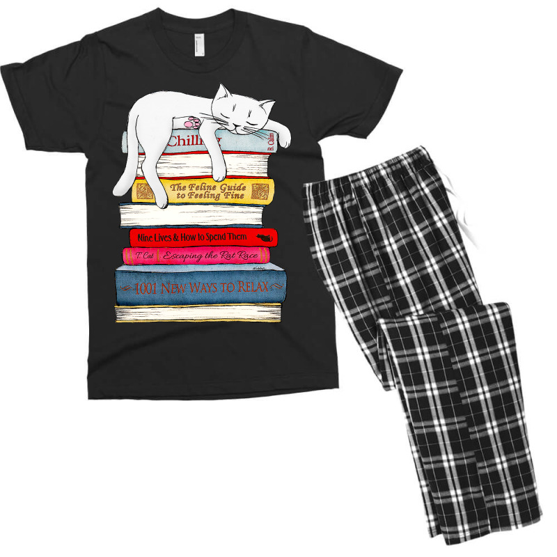 How To Chill Like A Cat Men's T-shirt Pajama Set | Artistshot