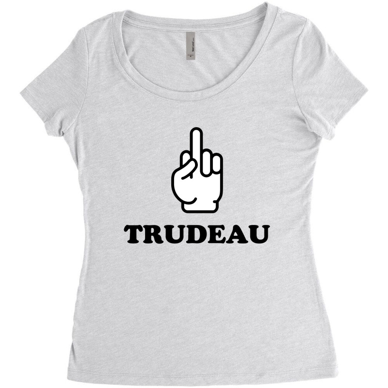 Fuk Y0u Trudeau Merch Women's Triblend Scoop T-shirt | Artistshot