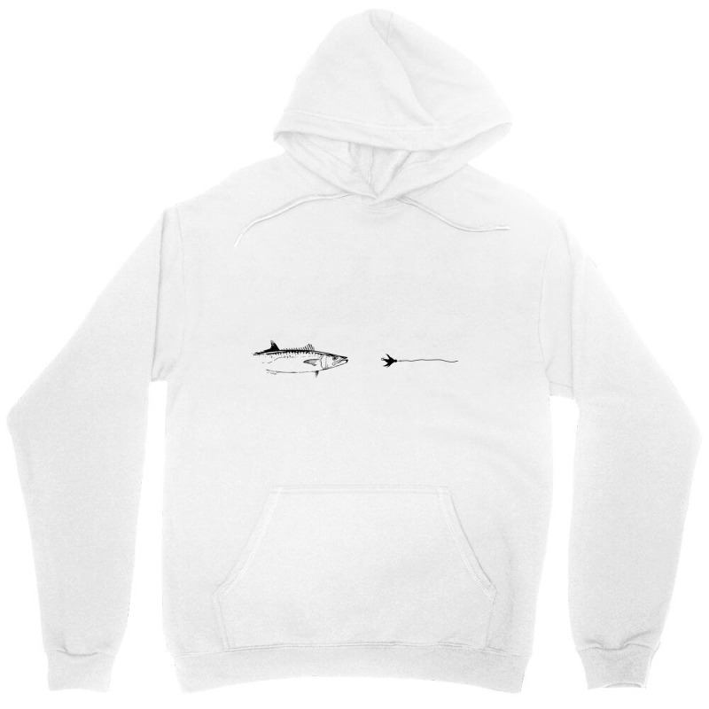 Graphic Fly Fishing Hook Line   Fish King Mackerel Tank Top Unisex Hoodie | Artistshot