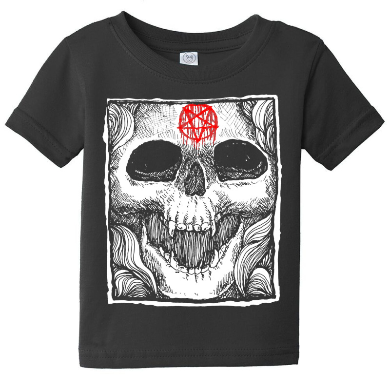 Skull Pentagram Fatality Pentagram Demon By Kraftd Baby Tee by Kanjolen689 | Artistshot