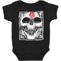 Skull Pentagram Fatality Pentagram Demon By Kraftd Baby Bodysuit | Artistshot