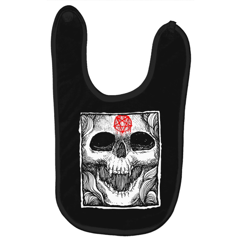 Skull Pentagram Fatality Pentagram Demon By Kraftd Baby Bibs by Kanjolen689 | Artistshot