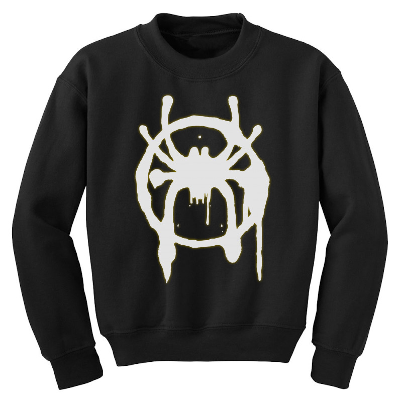 Into The Spider Verse Fitted Scoop Youth Sweatshirt | Artistshot