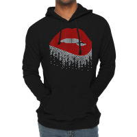 Dripping Lips Bling Rhinestone Woman Girl Birthday Lightweight Hoodie | Artistshot