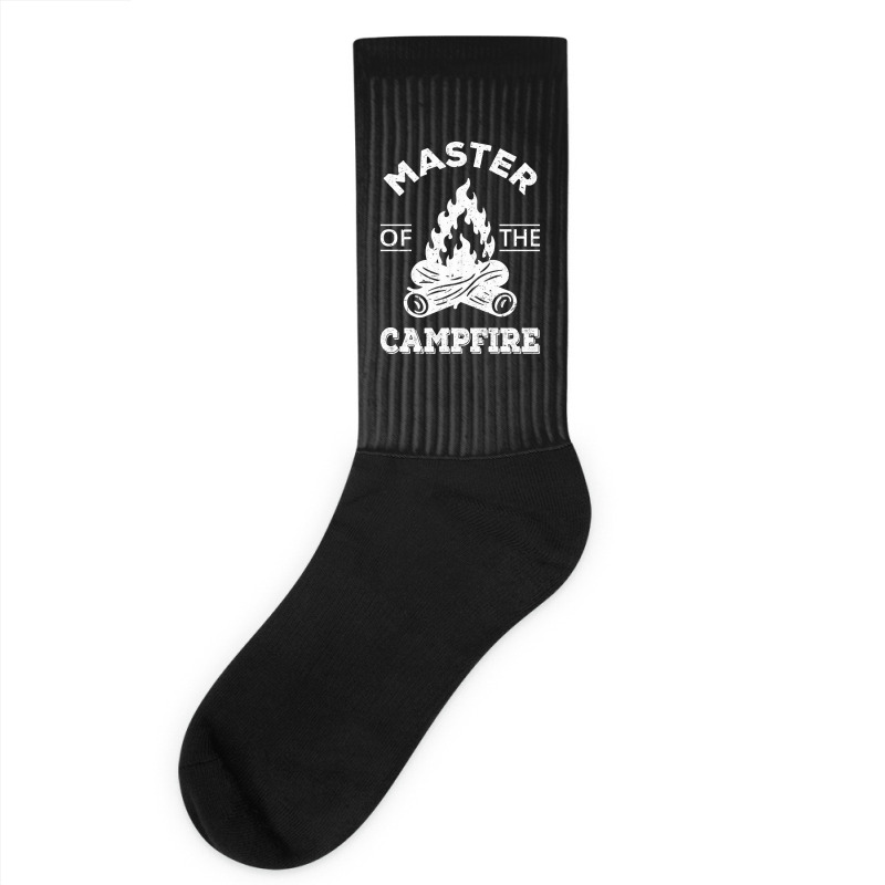 Master Of The Campfire Ii - Camping Outdoors Socks | Artistshot