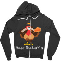 Cute Thanksgiving Turkey Zipper Hoodie | Artistshot