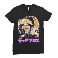 Monsters Hunters Rise Diabloss Kanjii Ladies Fitted T-shirt | Artistshot