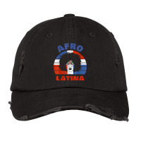 Dominican Afro Latina Women National Hispanic Month Latinx Vintage Cap | Artistshot