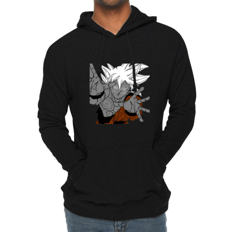 Goku Ultra Instinct 1 3 Lightweight Hoodie | Artistshot