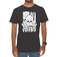 Truck Driver Patriotic Trucker Independence Day Teamster Vintage T-shirt | Artistshot