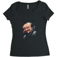 Opera Tenor Pavarotti Women's Triblend Scoop T-shirt | Artistshot