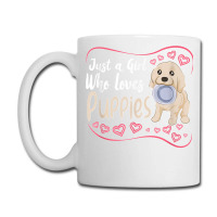 Dog Puppie Just A Girl Who Loves Puppies Coffee Mug | Artistshot