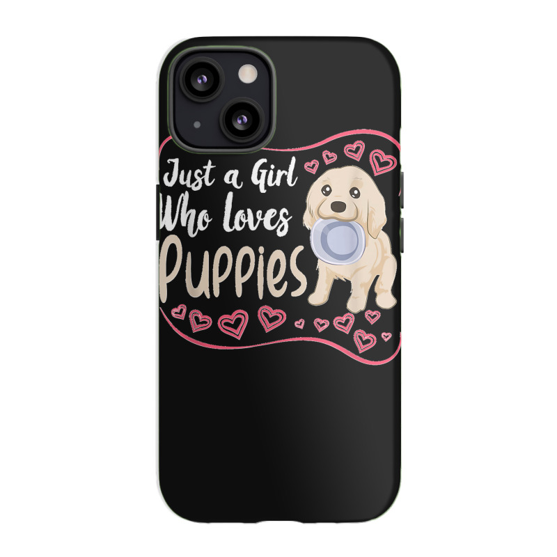 Dog Puppie Just A Girl Who Loves Puppies Iphone 13 Case | Artistshot