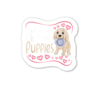 Dog Puppie Just A Girl Who Loves Puppies Sticker | Artistshot