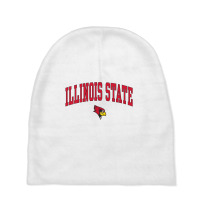 Illinois State Redbirds Arch Over Black Officially Licensed Sweatshirt Baby Beanies | Artistshot