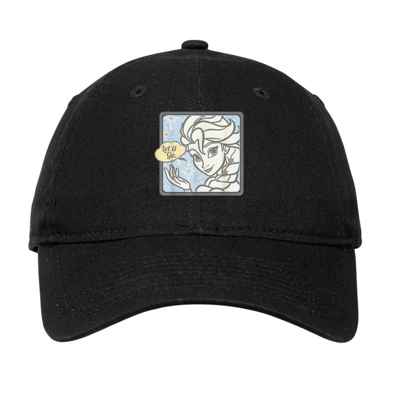 Frozen Elsa Let It Go Tonal Stamp Graphic Adjustable Cap by CharlizeShanon | Artistshot