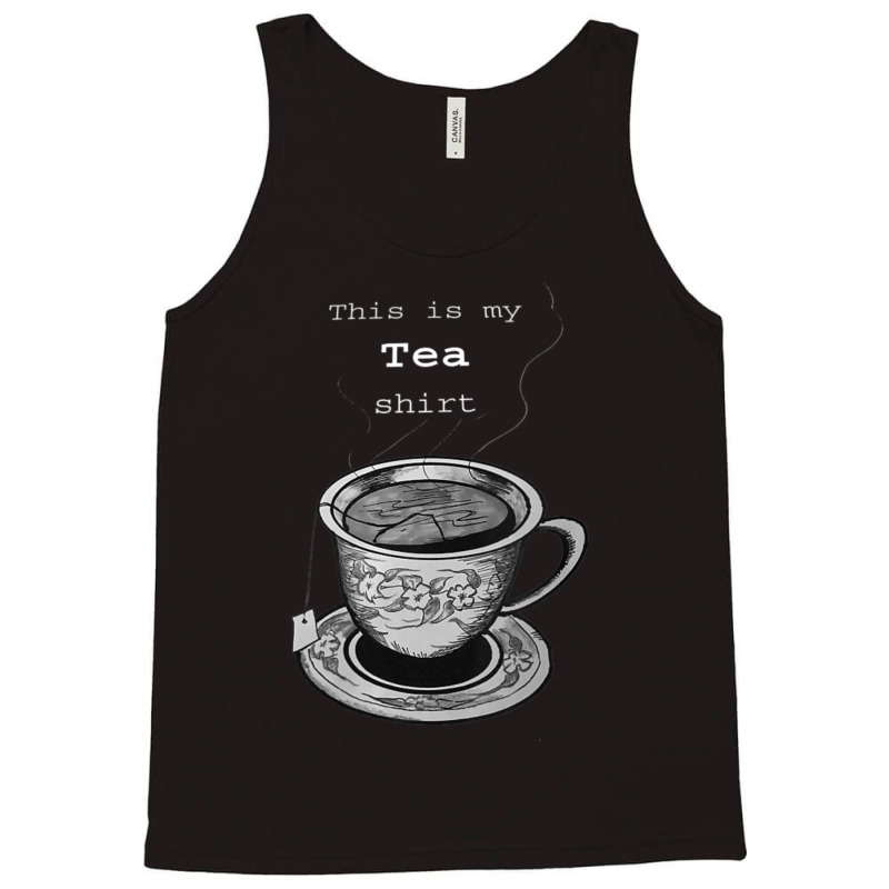 Womens Tea Lover Drinker Quote This Is My Vneck Tank Top by cm-arts | Artistshot