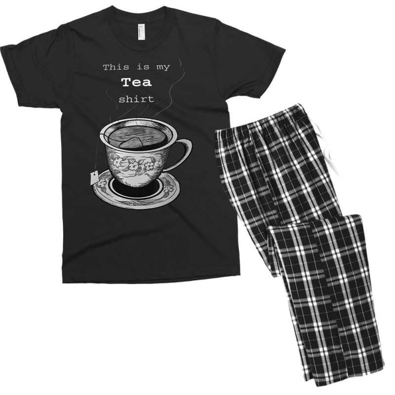 Womens Tea Lover Drinker Quote This Is My Vneck Men's T-shirt Pajama Set by cm-arts | Artistshot