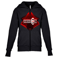 Universe City Youth Zipper Hoodie | Artistshot