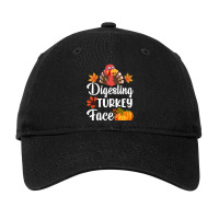 Digesting Turkey Face Adjustable Cap | Artistshot