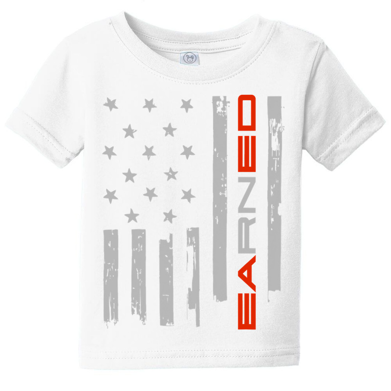 Earned Rn American Flag Gift  For New And Old Nurse Baby Tee by Thanhhuong90 | Artistshot