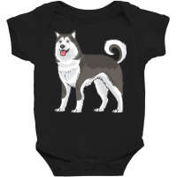 Funny T  Shirt Alaskan Malamute Dog Gift Idea T  Shirt Baby Bodysuit | Artistshot