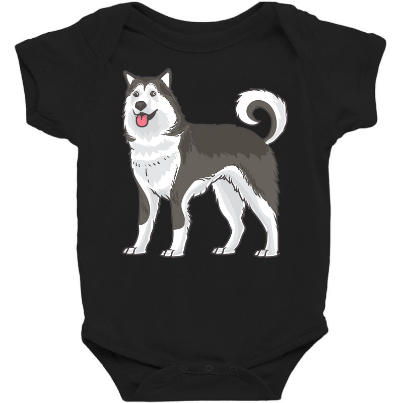 Funny T  Shirt Alaskan Malamute Dog Gift Idea T  Shirt Baby Bodysuit | Artistshot