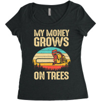 Arborist Logger Men Cool Tree Climber Lumberjack Women's Triblend Scoop T-shirt | Artistshot