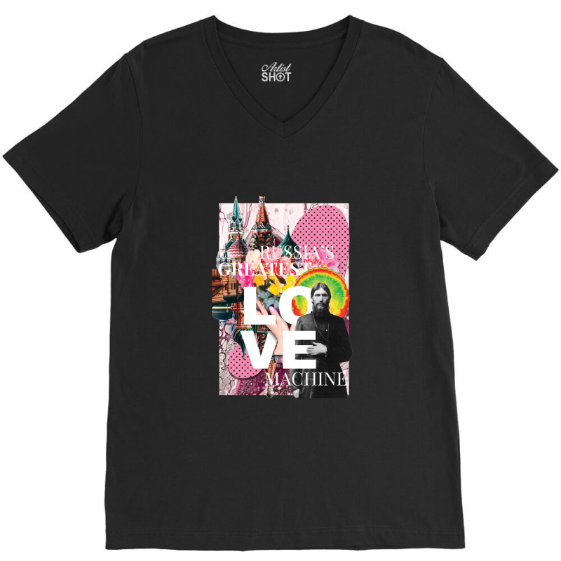 Russia's Greatest Love Machine V-neck Tee | Artistshot