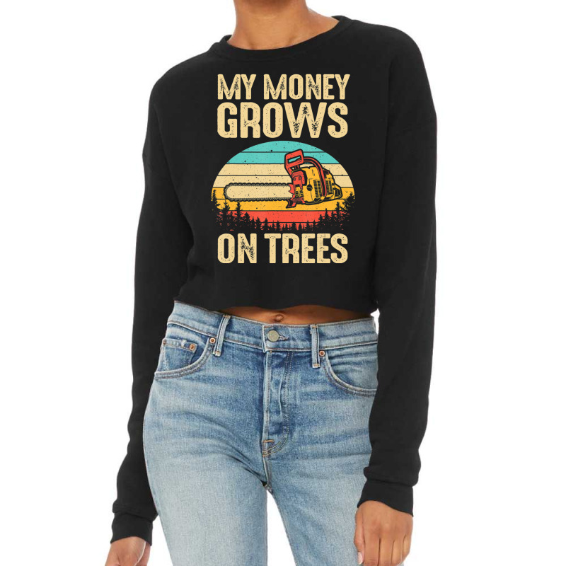 Arborist Logger Men Cool Tree Climber Lumberjack Cropped Sweater by cm-arts | Artistshot