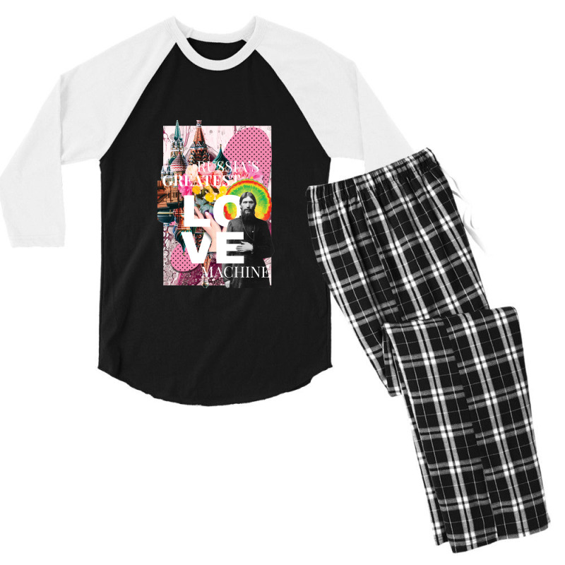 Russia's Greatest Love Machine Men's 3/4 Sleeve Pajama Set | Artistshot