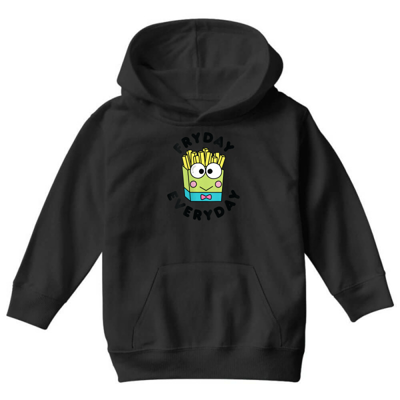 Womens Keroppi French Fries Fryday Friday Everyday V-neck Youth Hoodie by Kandurip541 | Artistshot