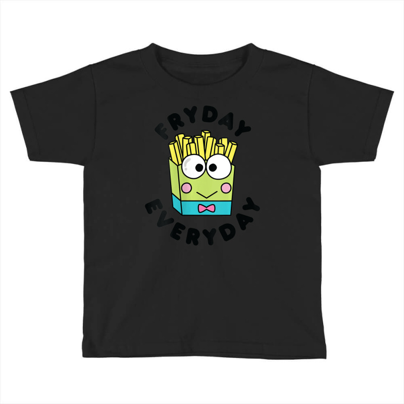 Womens Keroppi French Fries Fryday Friday Everyday V-neck Toddler T-shirt by Kandurip541 | Artistshot