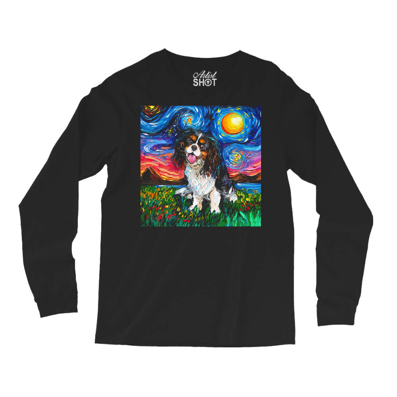 Cavalier King Charles Spaniel T  Shirt Tri Color Cavalier King Charles Long Sleeve Shirts | Artistshot