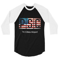 Psc Tri Cities Airport 3/4 Sleeve Shirt | Artistshot