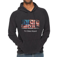 Psc Tri Cities Airport Vintage Hoodie | Artistshot