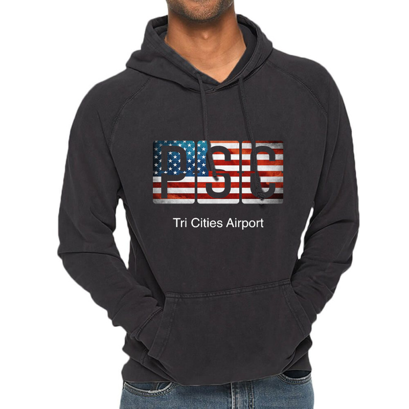 Psc Tri Cities Airport Vintage Hoodie by fenderbendable | Artistshot