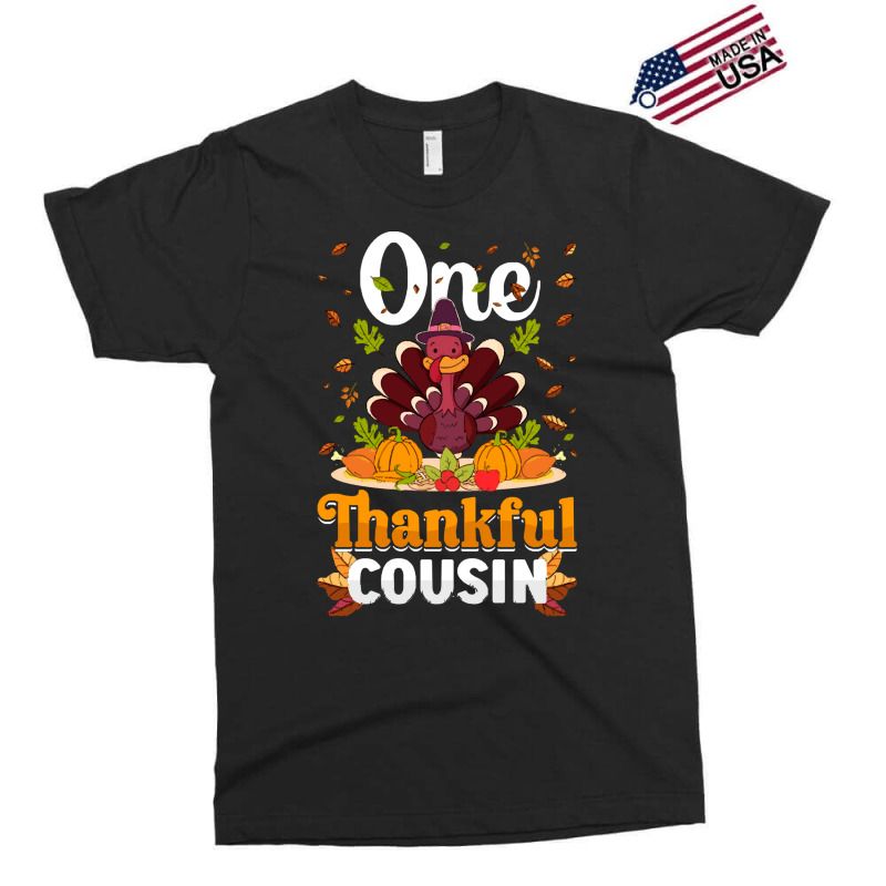 Thanksgiving Turkey Thanksgiving Day November 24 One Thankful Cousin Exclusive T-shirt | Artistshot