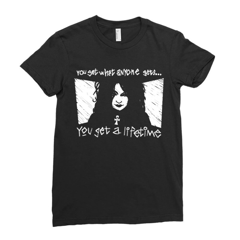 Horor You Get A Lifetime Death Sandman Ladies Fitted T-Shirt by Whelving | Artistshot