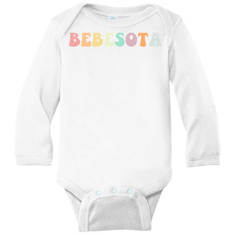 Bebesota Latina Retro Sweatshirt Long Sleeve Baby Bodysuit by cm-arts | Artistshot