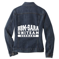 Bbm Sara Uniteam Germany Ladies Denim Jacket | Artistshot