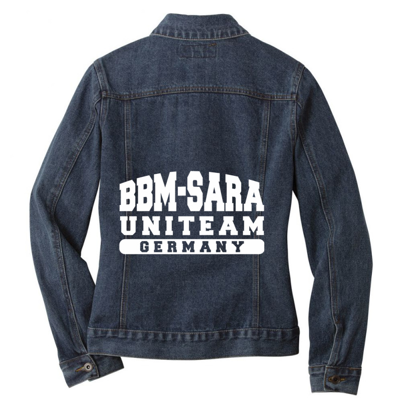 Bbm Sara Uniteam Germany Ladies Denim Jacket by SEANMCDONOUGH | Artistshot