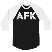 Afk Away From Keyboard Funny Gaming Gift Retro Type 3/4 Sleeve Shirt | Artistshot